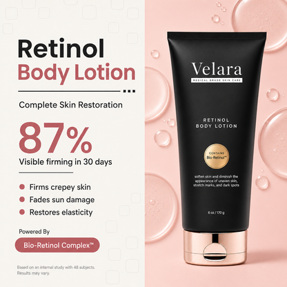 Velara Retinol Body Lotion with Shea Butter and Ceramides