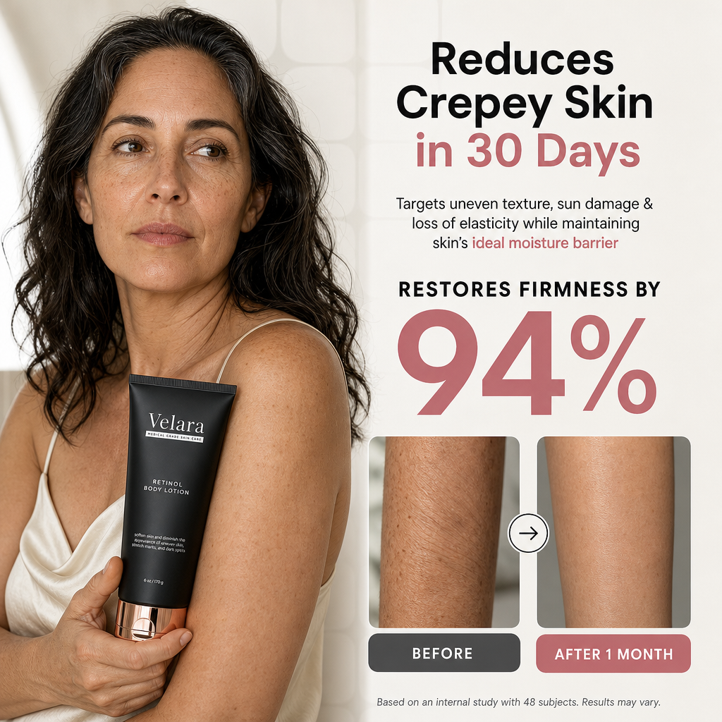 Velara Retinol Body Lotion with Shea Butter and Ceramides